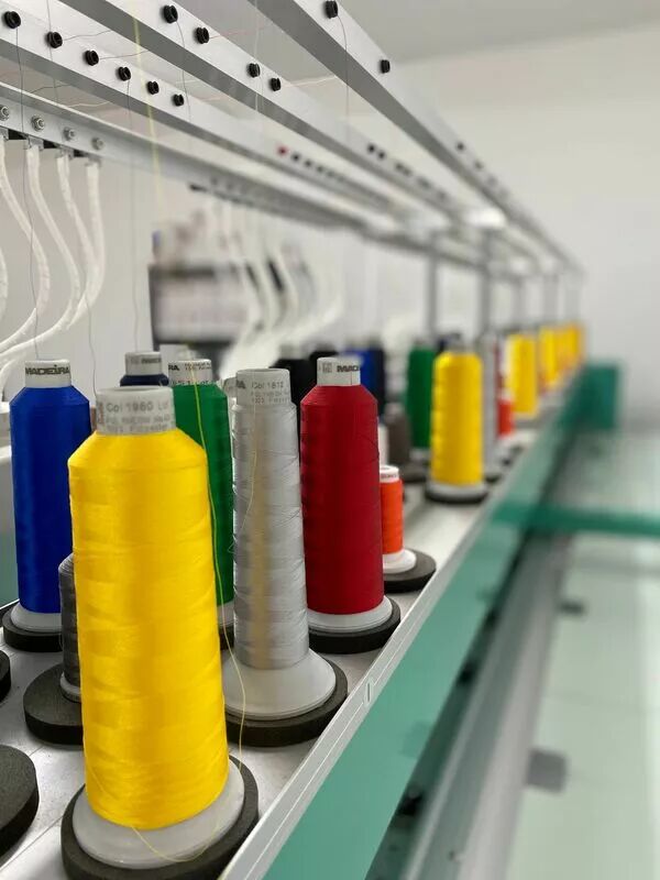 Le nuancier des fils de broderie